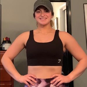 Gymshark Dreamy Sports Bra Black Size Small